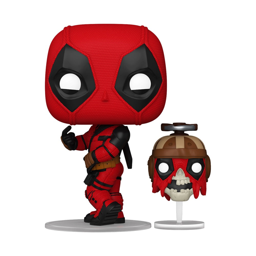 【国内在庫】 Deadpool 3 Figure Pop Funko! Headpool with Deadpool アメコミ