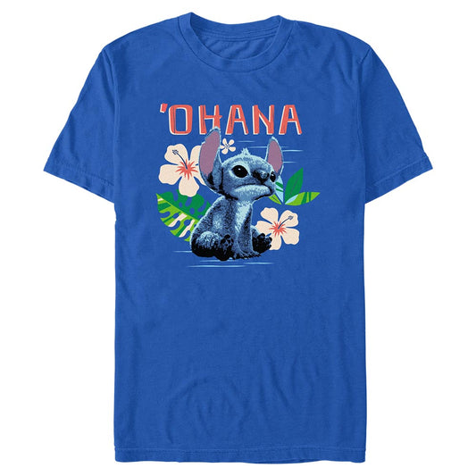 Lilo & Stitch Always Ohana T-shirt Royal-0