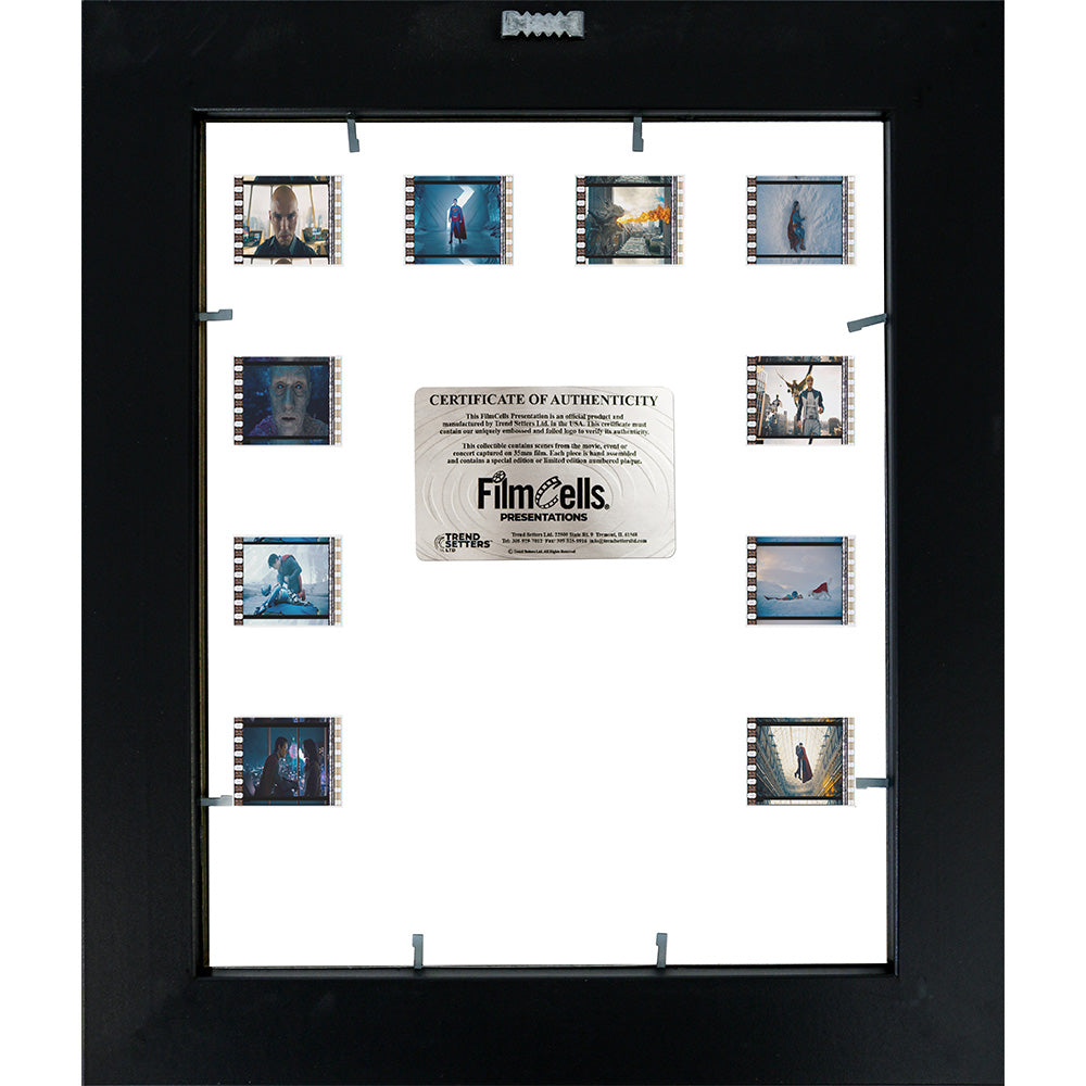 SUPERMAN (2025 Movie) Superman & Krypto FilmCells Mini Montage Framed FilmCells™ Presentation