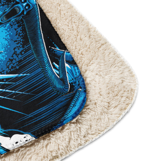 Ghostbusters: Frozen Empire Blue Ghost Sherpa Blanket-1