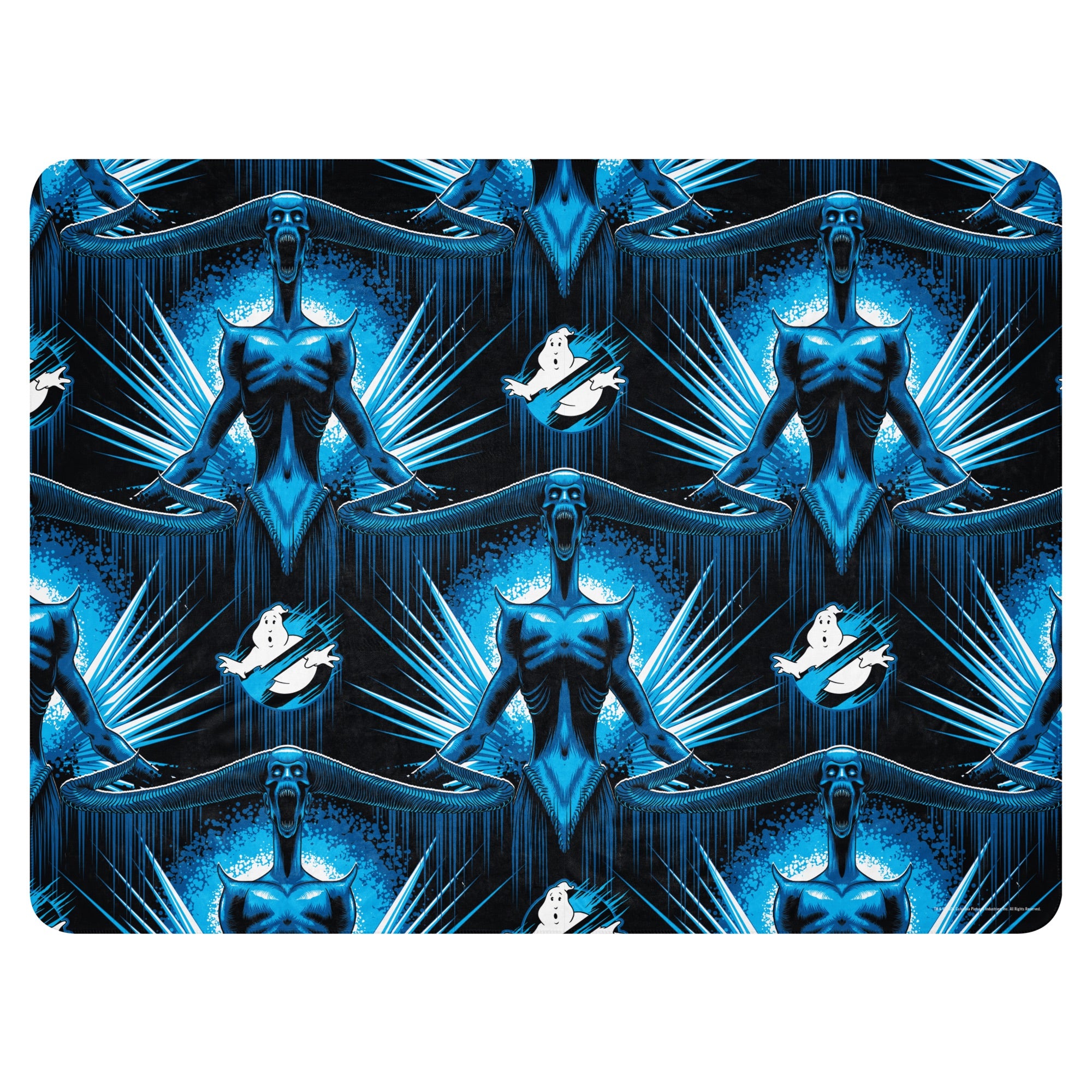 Ghostbusters Frozen Empire Blue Ghost Sherpa Blanket AMC Theatres
