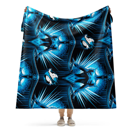 Ghostbusters: Frozen Empire Blue Ghost Sherpa Blanket-3