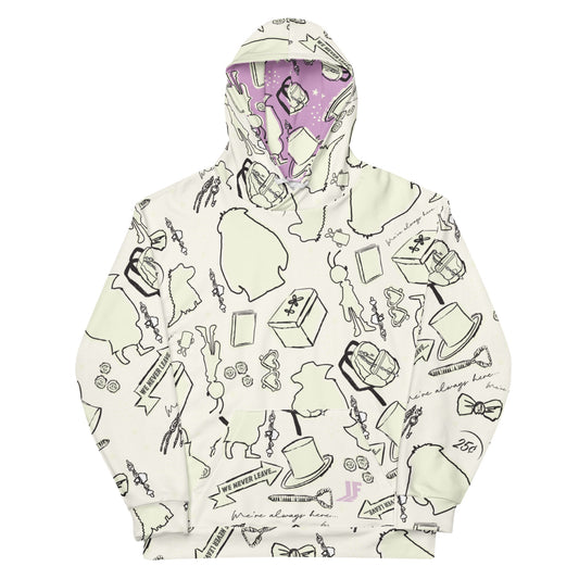 IF Silhouette Pattern Hoodie-0