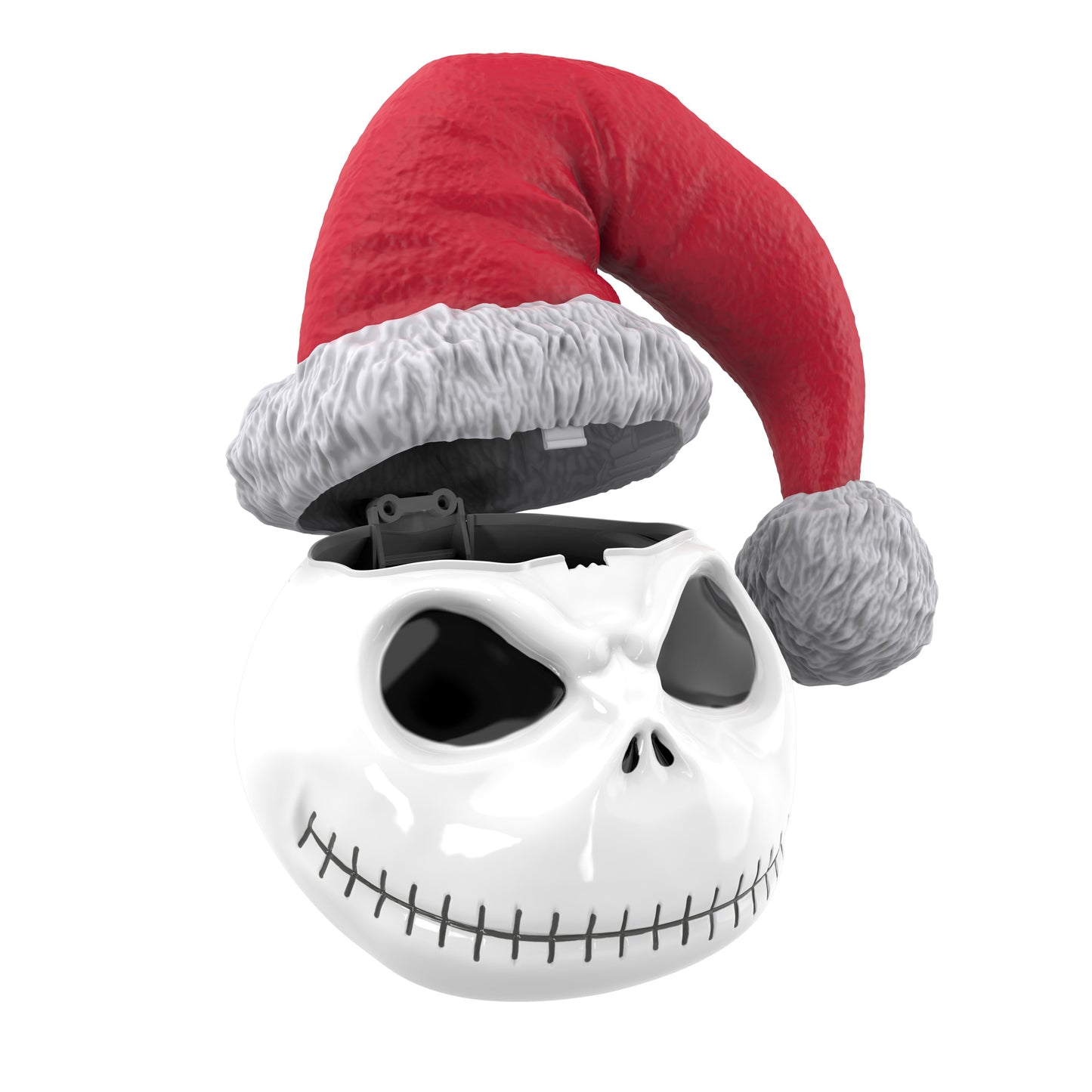 Back view of the Nightmare Before Christmas LED bucket showcasing its overall shape and construction