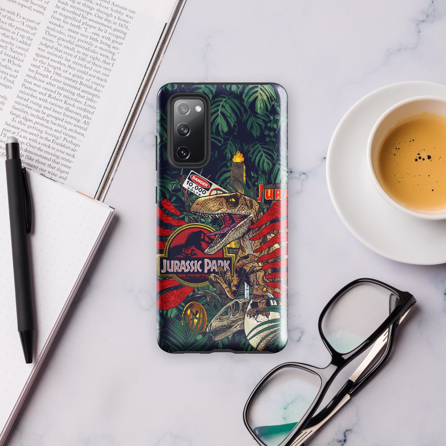 Jurassic Park Jungle Collage Samsung Tough Phone Case