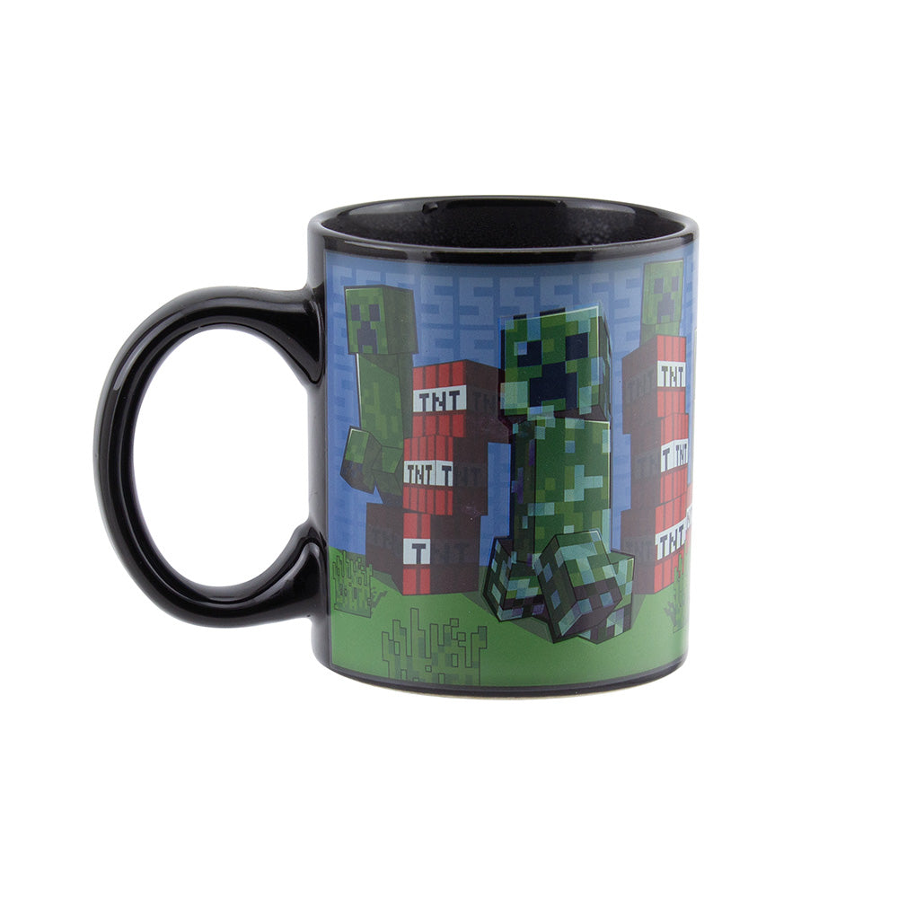 A Minecraft Movie Creeper Heat Changing Mug