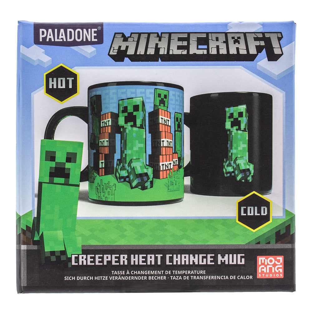 A Minecraft Movie Creeper Heat Changing Mug