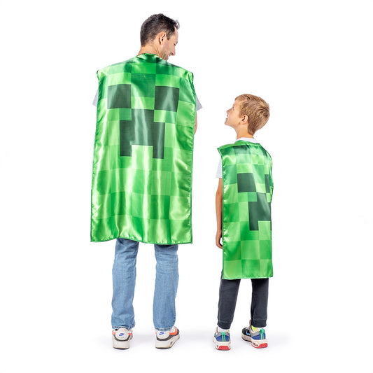 A Minecraft Movie Creeper Kids Size Cape-5