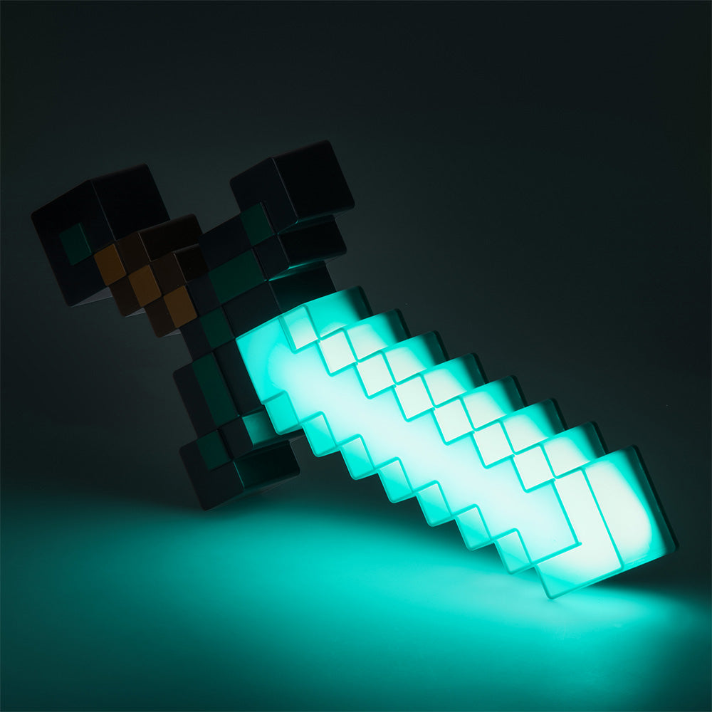 A Minecraft Movie Diamond Sword Lamp
