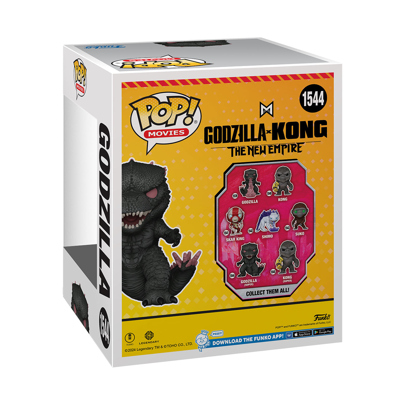 Monsterverse Godzilla vs. Kong - Godzilla Super Funko Pop! Figure