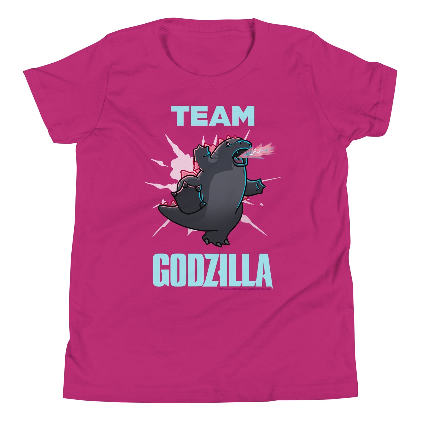 Godzilla x Kong: The New Empire Godzilla Toon Titan Kids T-shirt