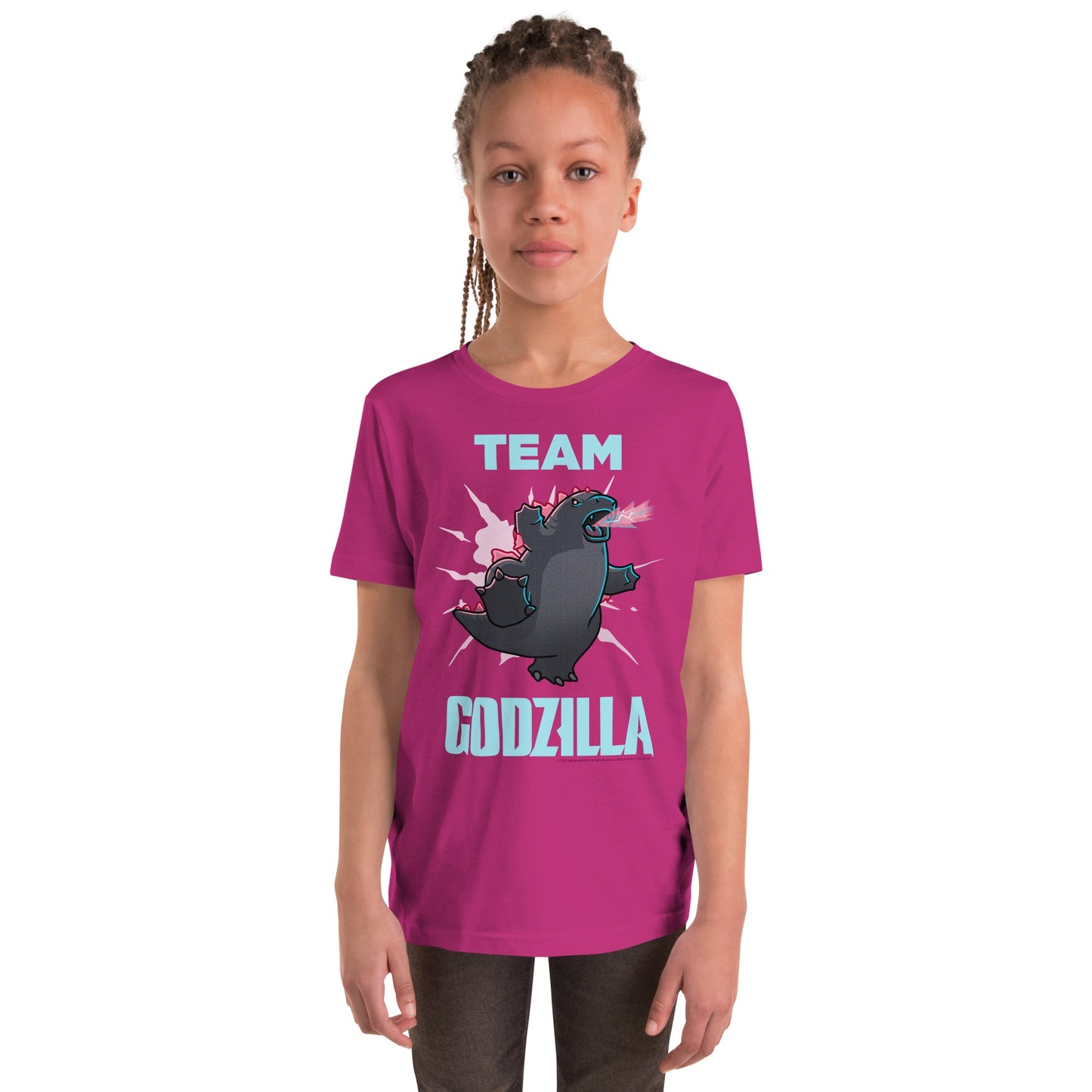 Godzilla x Kong: The New Empire Godzilla Toon Titan Kids T-shirt