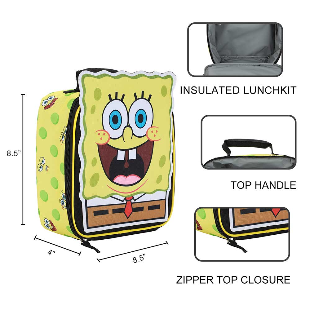SpongeBob SquarePants Padded Insulated Lunch Tote