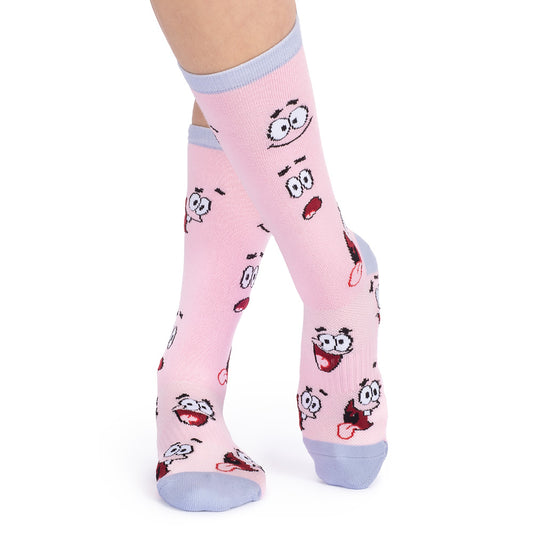 SpongeBob SquarePants Patrick Funny Face Crew Socks-1