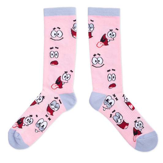 SpongeBob SquarePants Patrick Funny Face Crew Socks-0