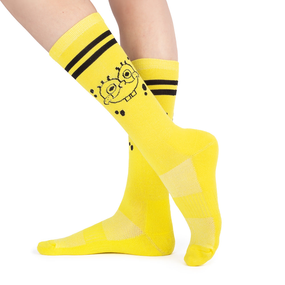 Spongebob SquarePants Smiling Face Crew Socks