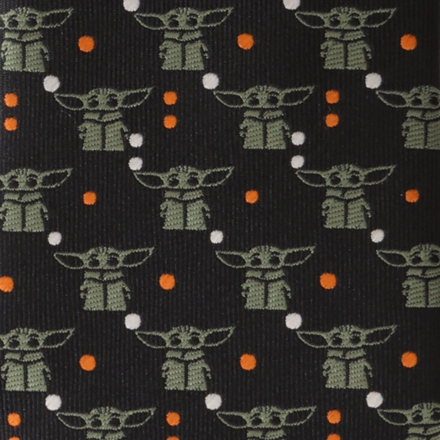 Full length view of Star Wars Grogu necktie