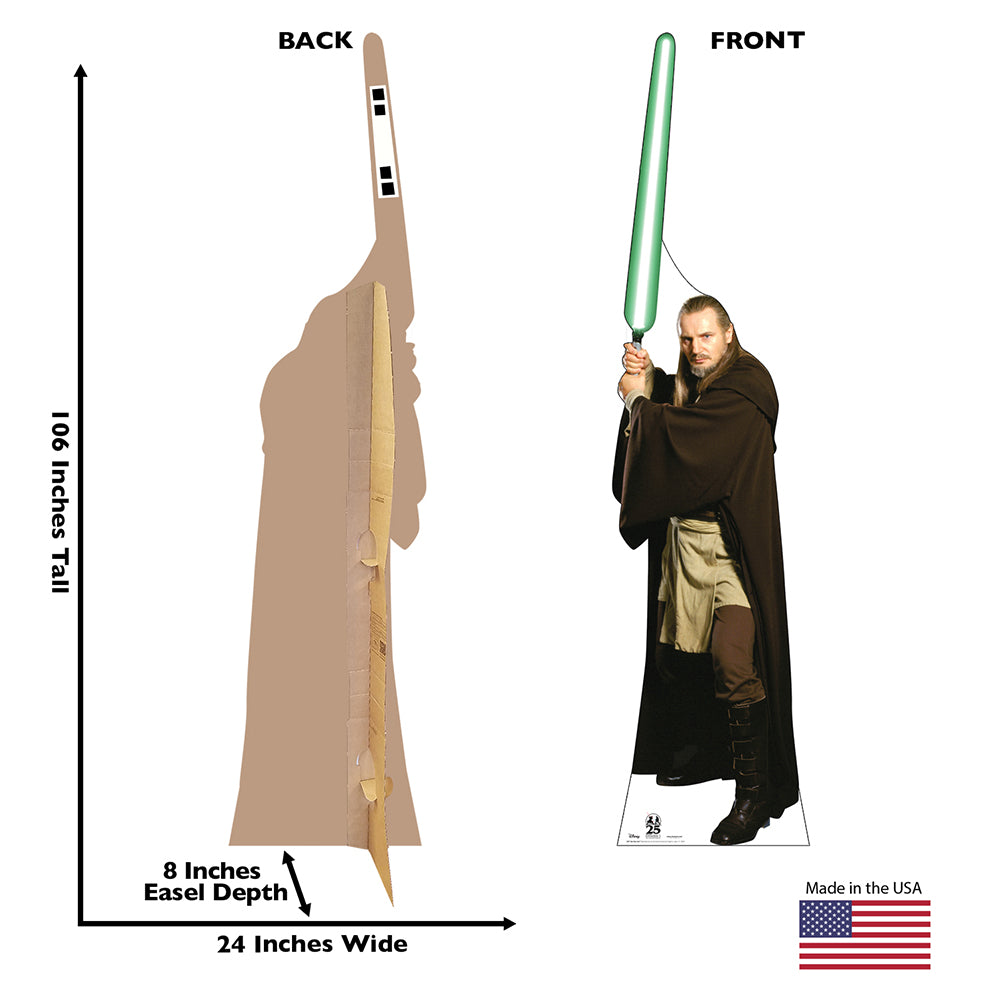 Star Wars 25th Anniversary The Phantom Menace Qui-Gon Jinn™ Standee