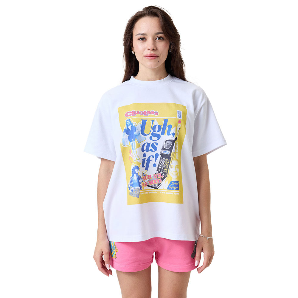 Clueless Ugh, As If Oversized T-Shirt by Samii Ryan
