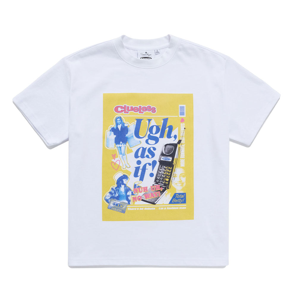 Clueless Ugh, As If Oversized T-Shirt White