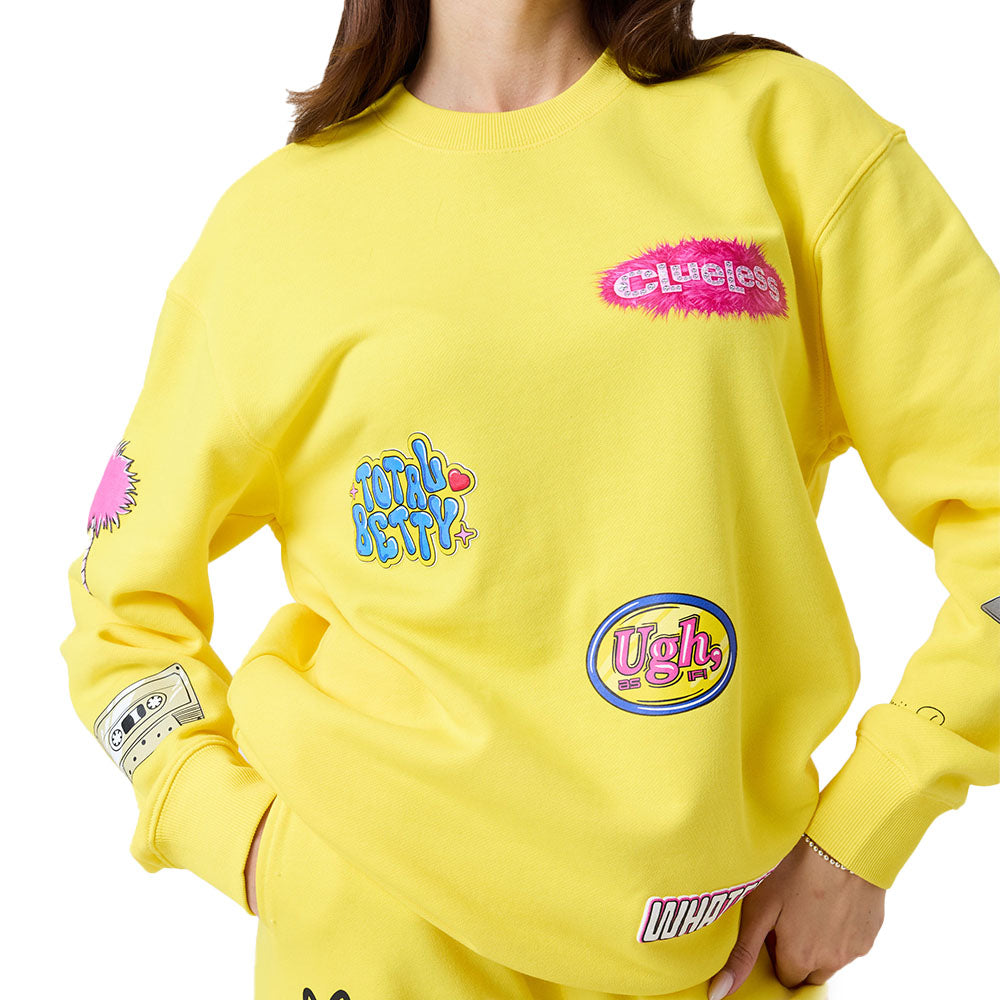 Clueless Graphic Crewneck & Sweatpants Set by Samii Ryan
