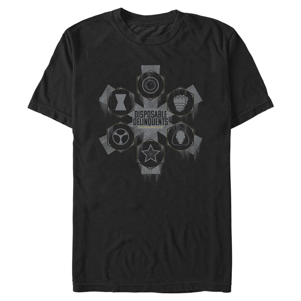 Thunderbolts* Disposable Delinquents Logos T-Shirt
