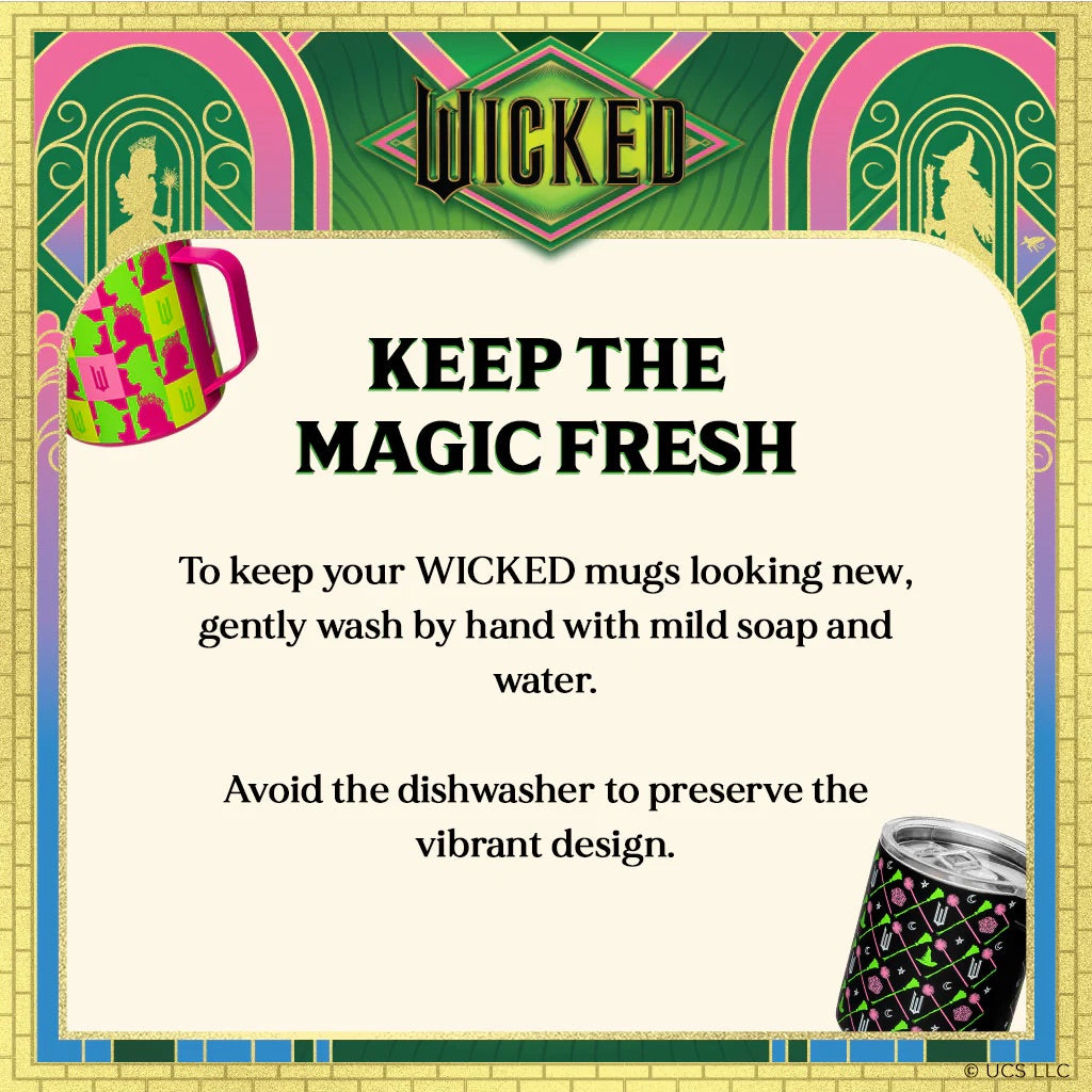 Dragon Glassware x Wicked 12 oz Stainless Steel Camp Mug - Black