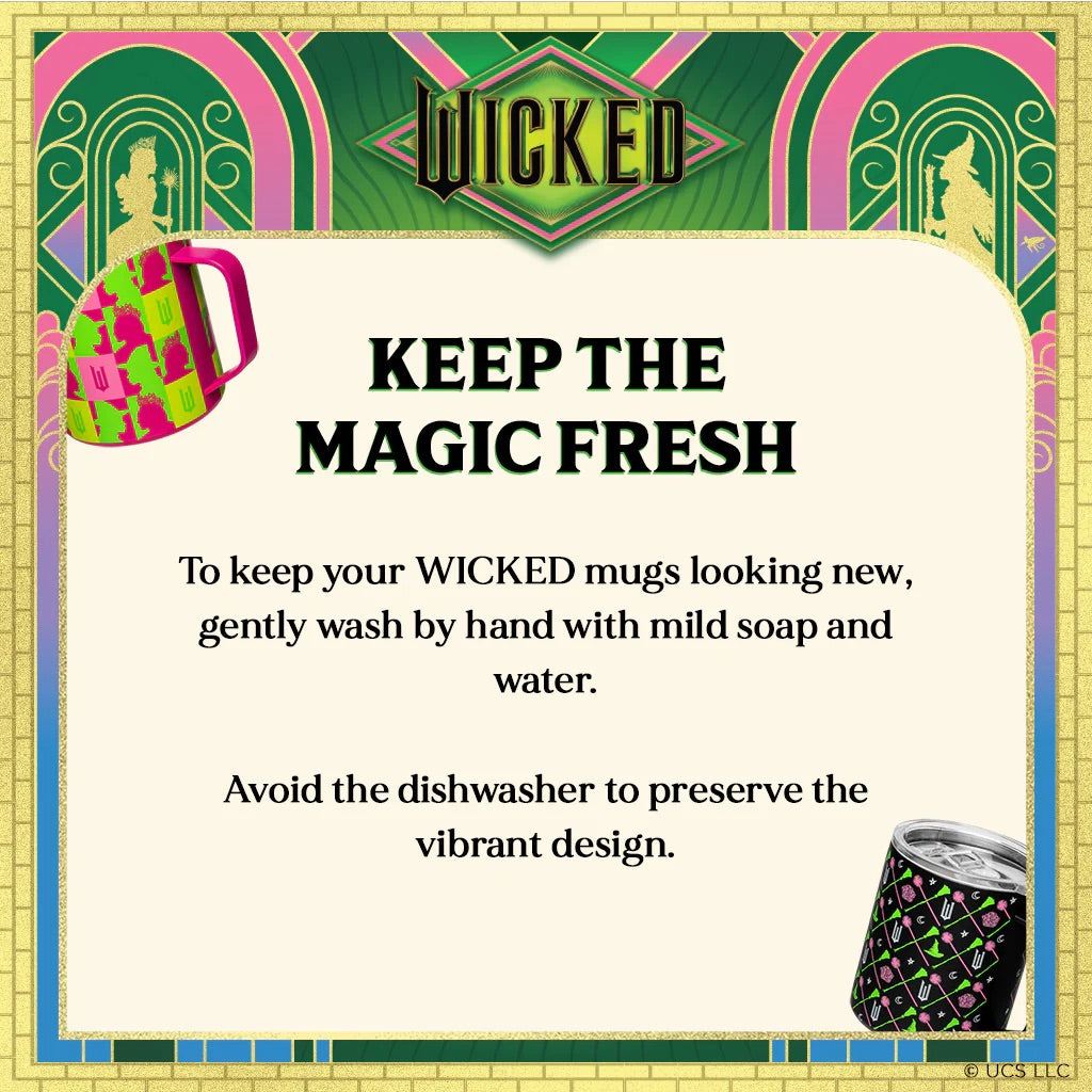 Dragon Glassware x Wicked 12 oz Stainless Steel Camp Mug - Pink