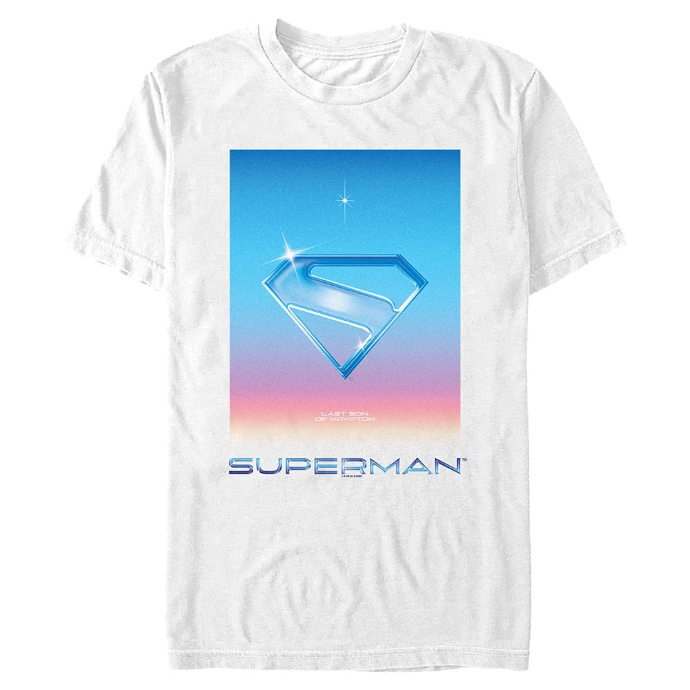 SUPERMAN (2025) Movie Superman Colors Poster T-shirt White