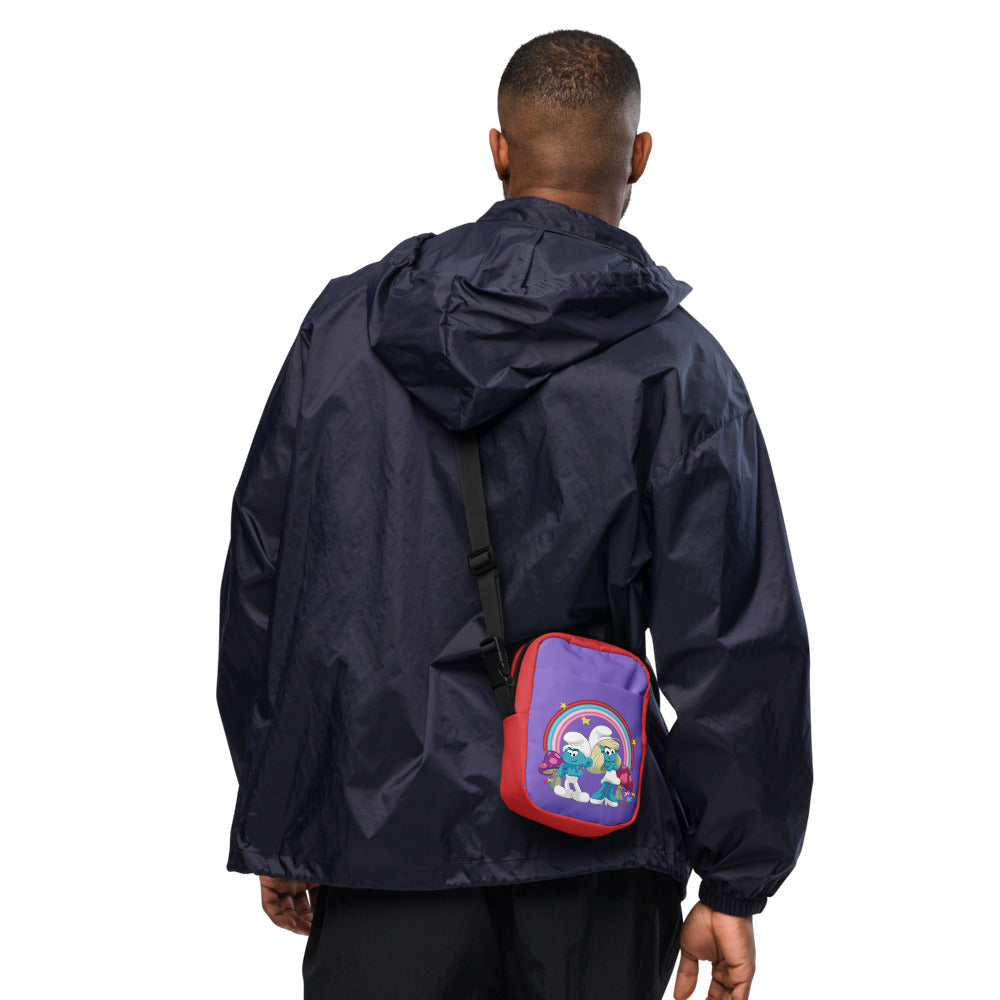 Smurfs Hefty & Smurfette Crossbody Bag