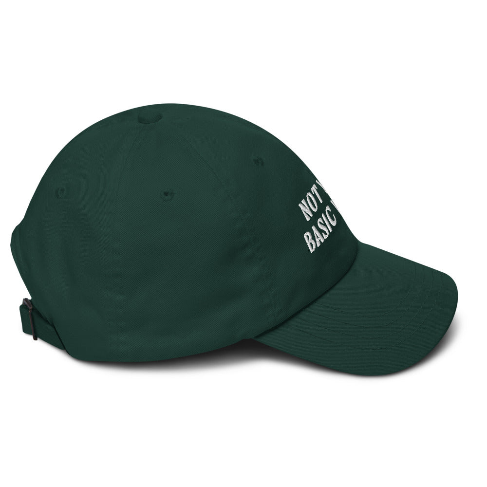 Wicked Not Your Basic Witch Embroidered Dad Hat
