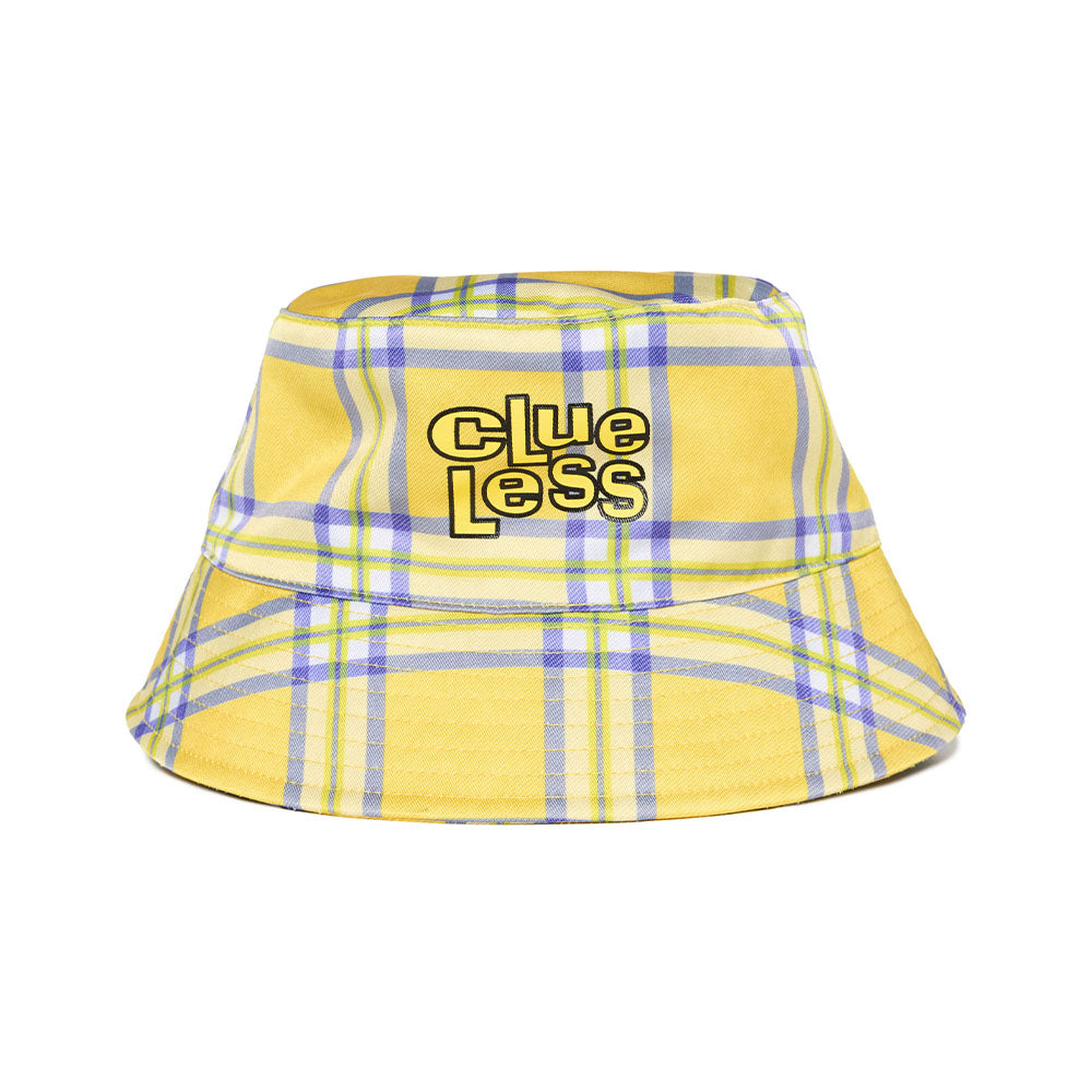 Clueless Plaid Bucket Hat Yellow