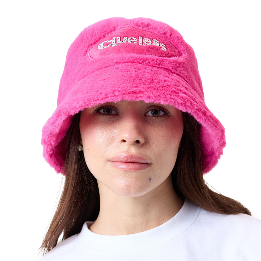 Clueless Fuzzy Jeweled Bucket Hat by Samii Ryan