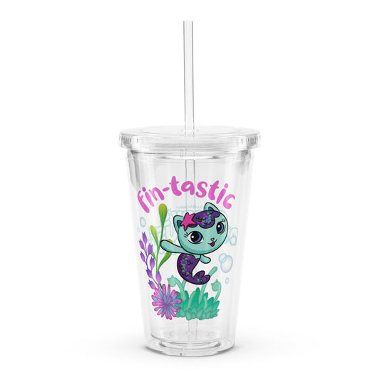 Gabby's Dollhouse The Movie Fin-tastic Plastic Tumbler-0