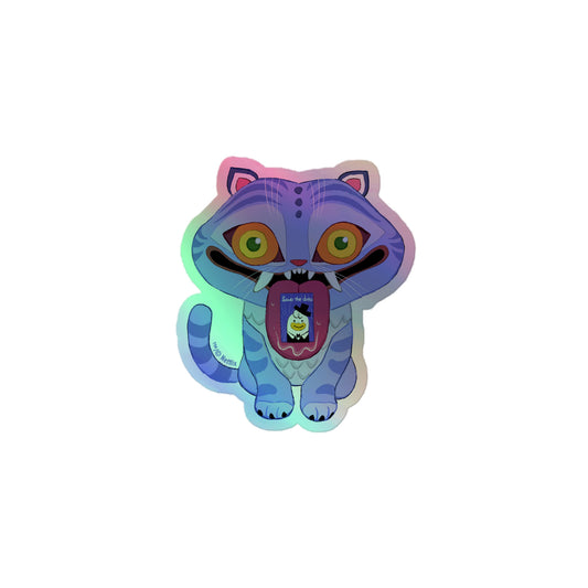 KPop Demon Hunters Derby Tiger Holographic Sticker-0