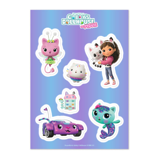 Gabby's Dollhouse The Movie Sticker Sheet One Size-0