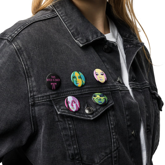 M3GAN 2.0 Pop Art Pin Set White-3