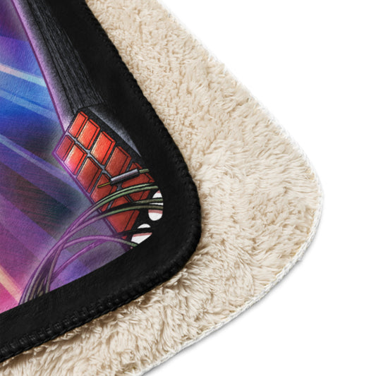 Back to the Future Dashboard Sherpa Blanket 60 in x 80 in-1