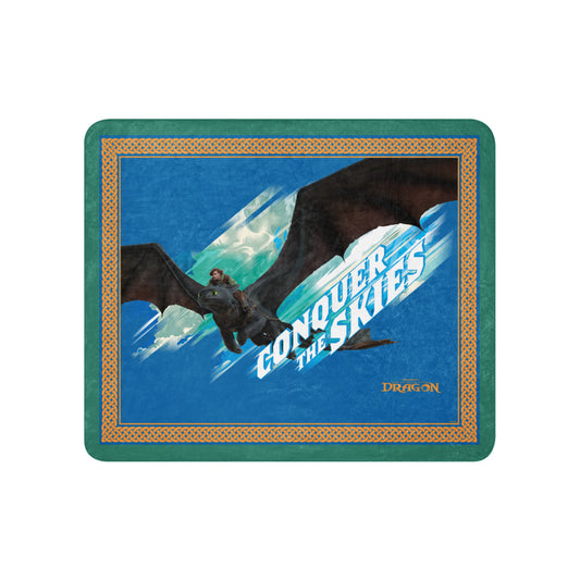 How to Train Your Dragon Conquer the Skies Premium Sherpa Blanket-5