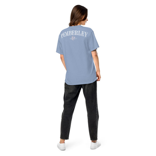 Pride & Prejudice Pemberley Comfort Colors T-Shirt Washed Denim-3