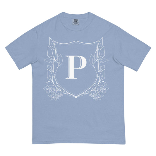 Pride & Prejudice Pemberley Comfort Colors T-Shirt Washed Denim-0