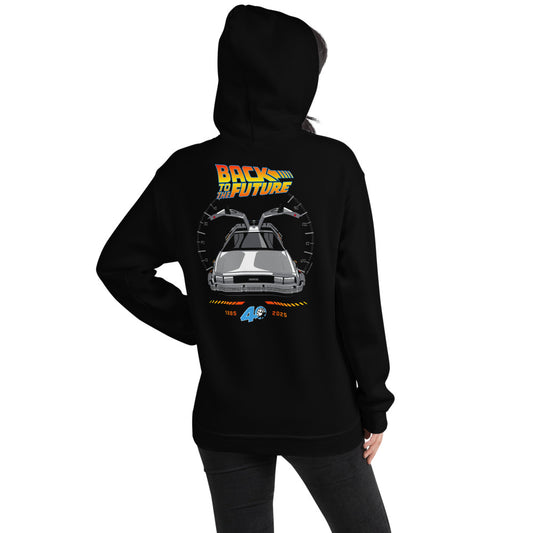 Back to the Future 40th Anniversary Hoodie Black-2