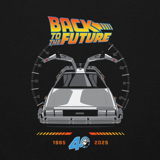 Back to the Future 40th Anniversary Hoodie Black-3