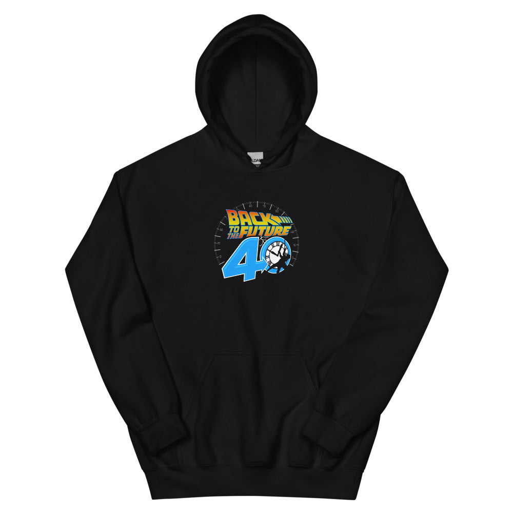 Back to the Future 40th Anniversary Hoodie Black