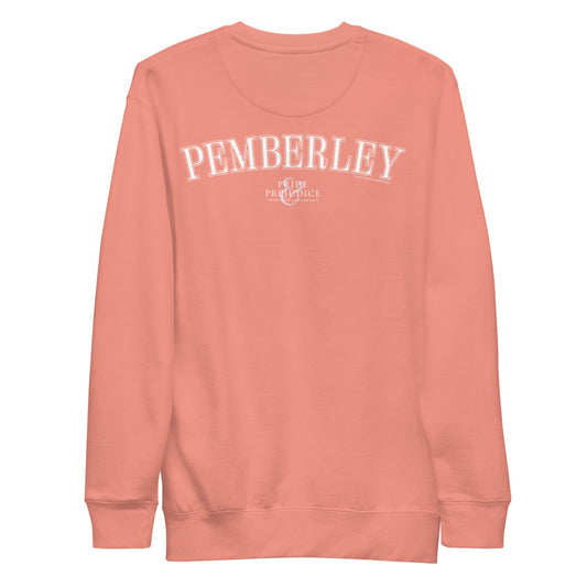 Pride & Prejudice Pemberley Unisex Fleece Pullover  Dusty Rose-0