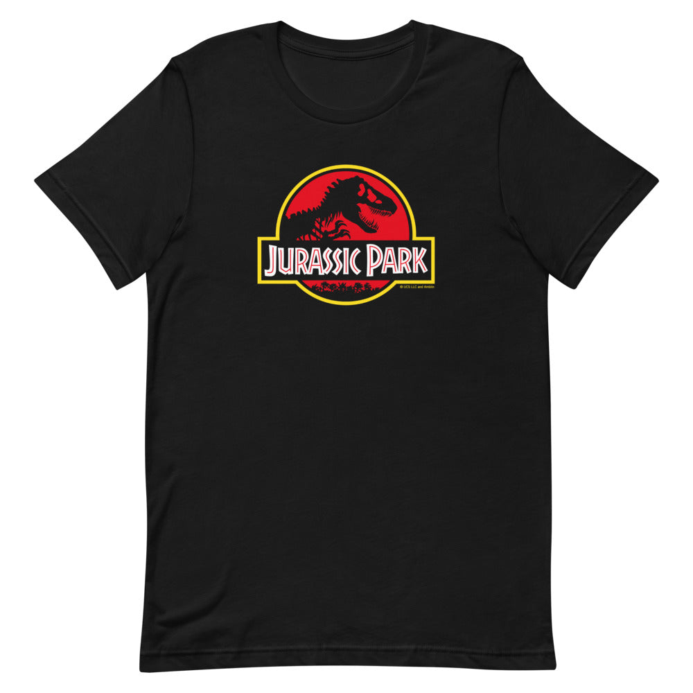 Jurassic Park Logo Unisex T-Shirt Black