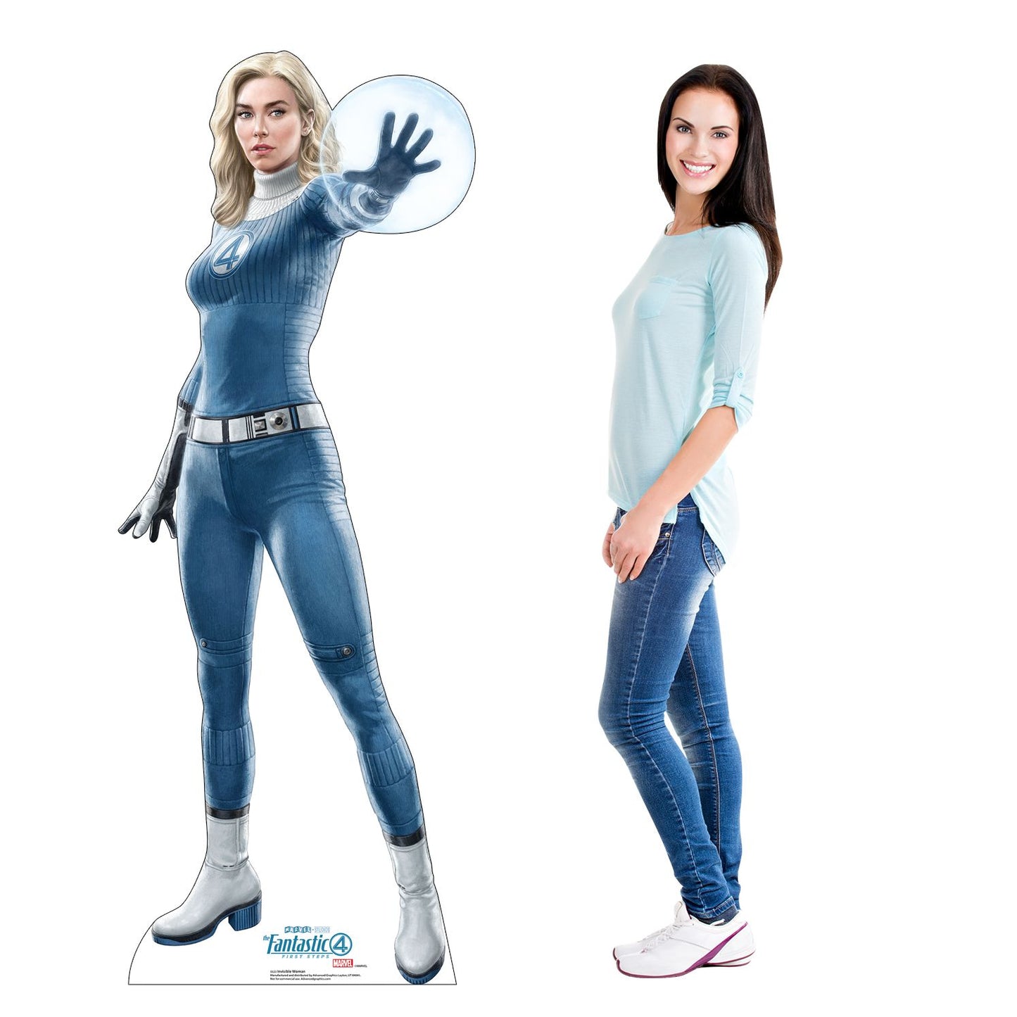 The Fantastic Four: First Steps Invisible Woman Life-Size Cardboard Cutout Standee