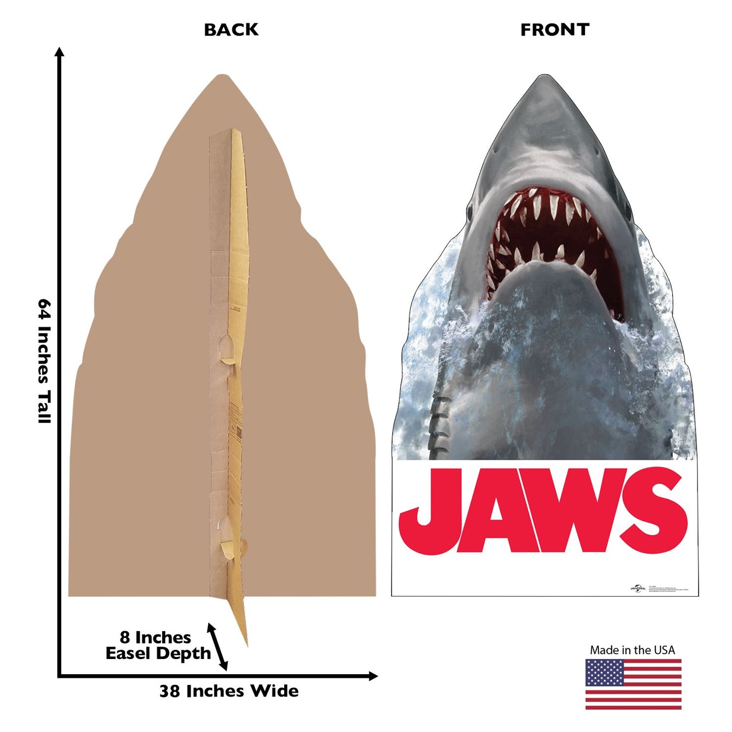 Jaws Cardboard Cutout Standee