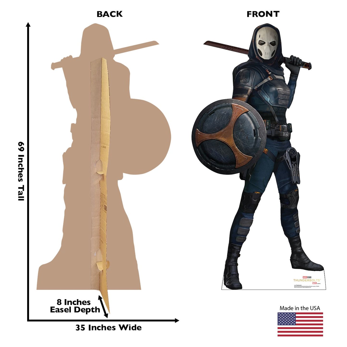 Thunderbolts* Taskmaster Cardboard Cutout Standee