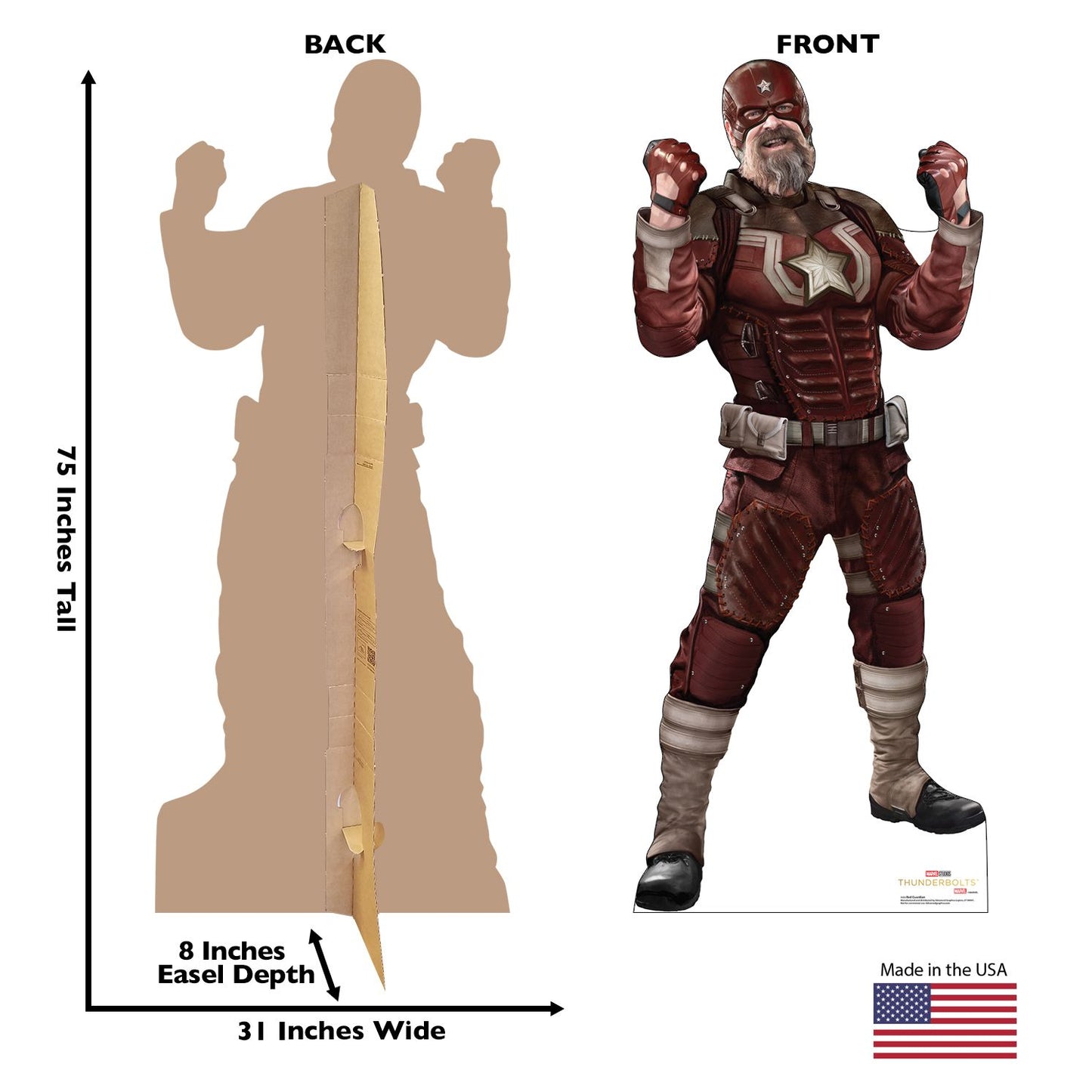 Thunderbolts* Red Guardian Cardboard Cutout Standee